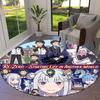 Re Zero Round Area Rug Carpet Rug For Living Room Bedroom Sofa Playroom Decor Nonslip Floor Mat