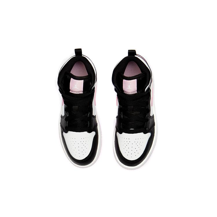 Jordan 1 Mid White Black Light Arctic Pink PS 640737-103
