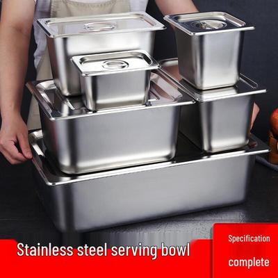 LIJIA FITMENT LJ304 Stainless Steel GN Food Pan with Lid