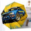 1pc Rally Car Automatic Folding Umbrella - Compact 8-Rib Design, Durable Plastic & Iron, Lightweight for Outdoor Daily Use082