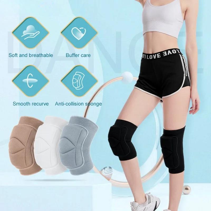 1Pcs Knee Pads with Protectors Protective for Sports Thick Sponge Collision Avoidance Knee Sleeve for Adult Youth Women and Men