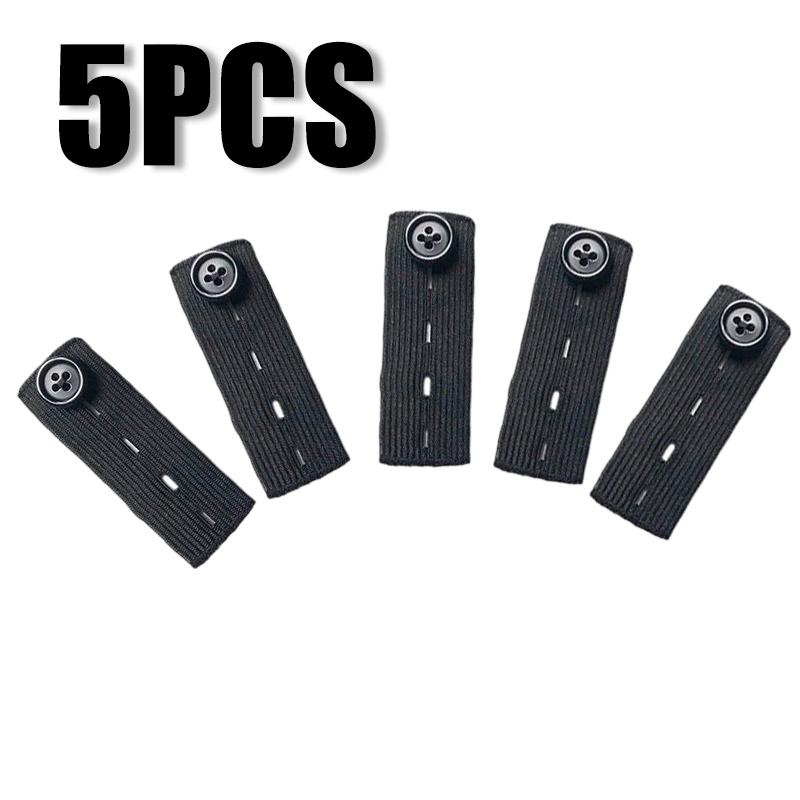 1/5PC Elastic Waist Extenders Belt Practical Waist Extension Buckle For Pregnant Women Men Women Jeans Adjustable Waistband