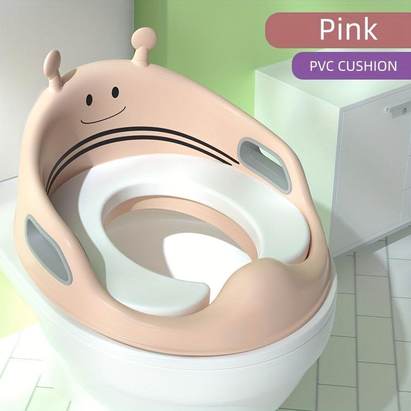 Potty Training Seat for Boys Girls Kids Toddlers Toilet Training Seat Potty Seat for Baby with Soft Cushion, Handle, Backrest
