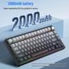 Three-Mode Wireless Mechanical Keyboard - GK75 Hot-Swappable, E-sports Gaming, Blue/Red Switch