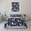 Colorful Llama Pattern Bedding Set Bedding Duvet Cover Set Duvet Cover Pillowcases (1 * Duvet Cover 2 * Pillowcases, Without Duvet Insert)