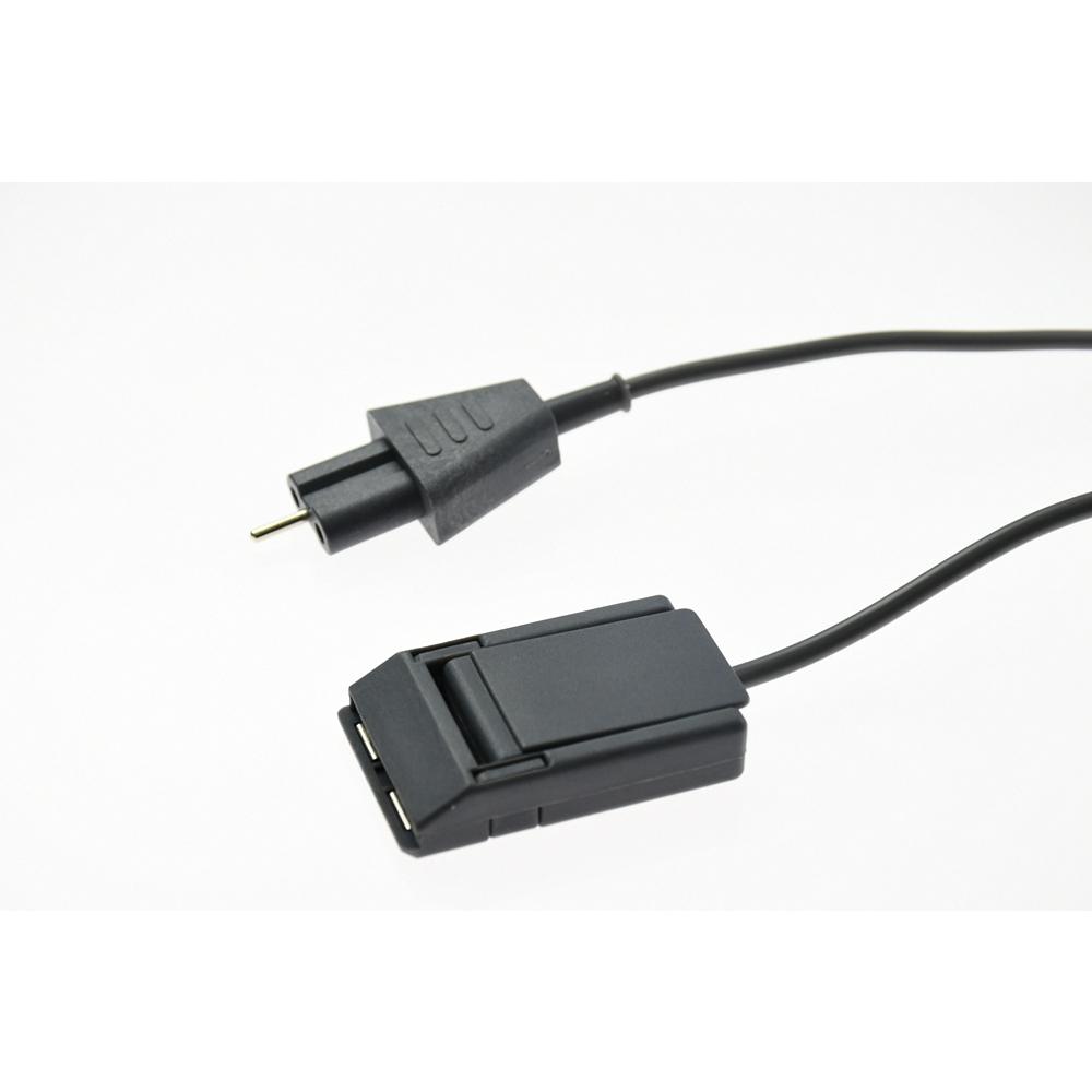 1 Pcs Dual Hole Positioning Plug Ground Plate Adapter Cable,ESU Negative Plate Connecting Cable,for Deactivation Electrode Piece