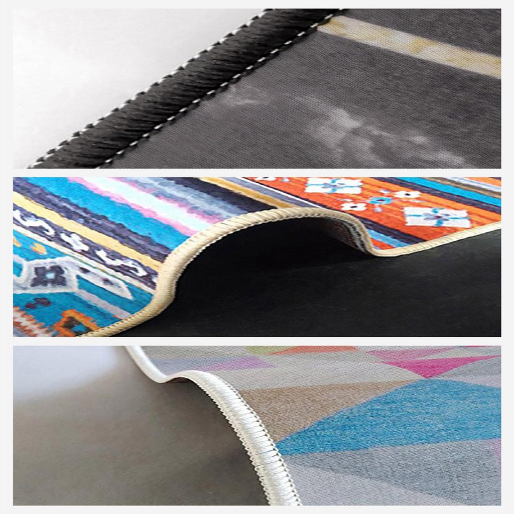 Carpet , Fine Washable Modern Carpet, Floor Mat with Decorative Non-Slip Floor