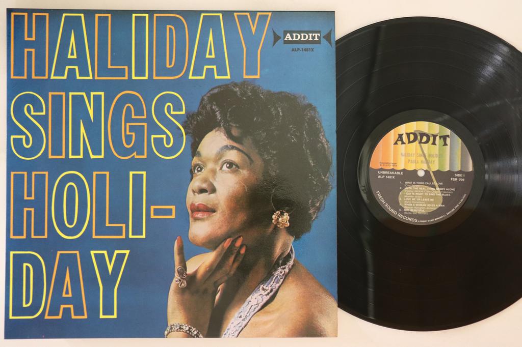 LP Record PAULA HALIDAY - Haliday Sings Holiday ALP1481X ADDIT 1989 Spain Jazz Used