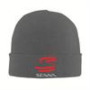 Logo Ayrton Senna Knit Hat Beanies Winter Hats Warm New Cap Unisex Women Gifts