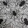 Spooky Halloween Table Runner Black Lace Spider Web Design Tablecloth Fireplace Scarf Haunted House Decor Party Decoration