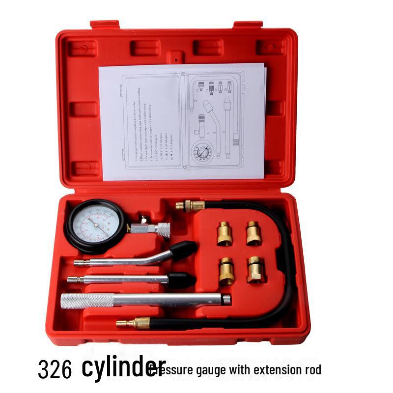 

Dual-Purpose Motorcycle & Auto Cylinder Pressure Gauge