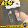 Versatile casual retro breathable single shoes women's summer fashion cartoon hollow comfortable cool crystal shoes decorative single shoes