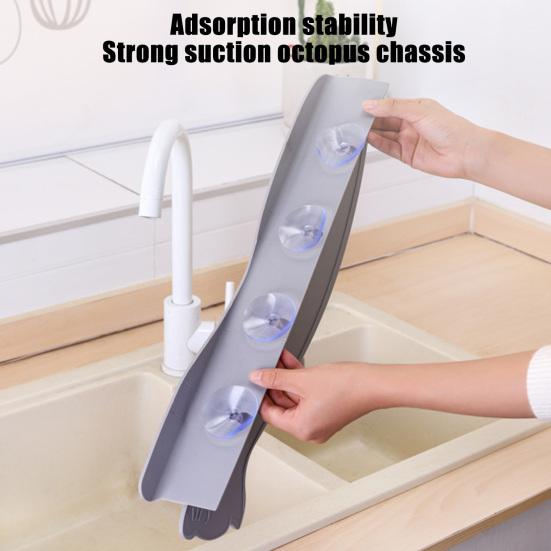 Yousheng 2 Stück Cartoon Katze Spülbecken Spritzschutz mit Saugnäpfen Gemüsewaschen Wasserspritzer Schutz Küchenarbeitsplatte Kätzchen Spritzschutzbrett