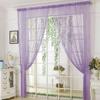 100x200CM Living Room String Curtain Shiny Tassel Silver Line Cortinas Solid Color Window Home Door Divider Curtain