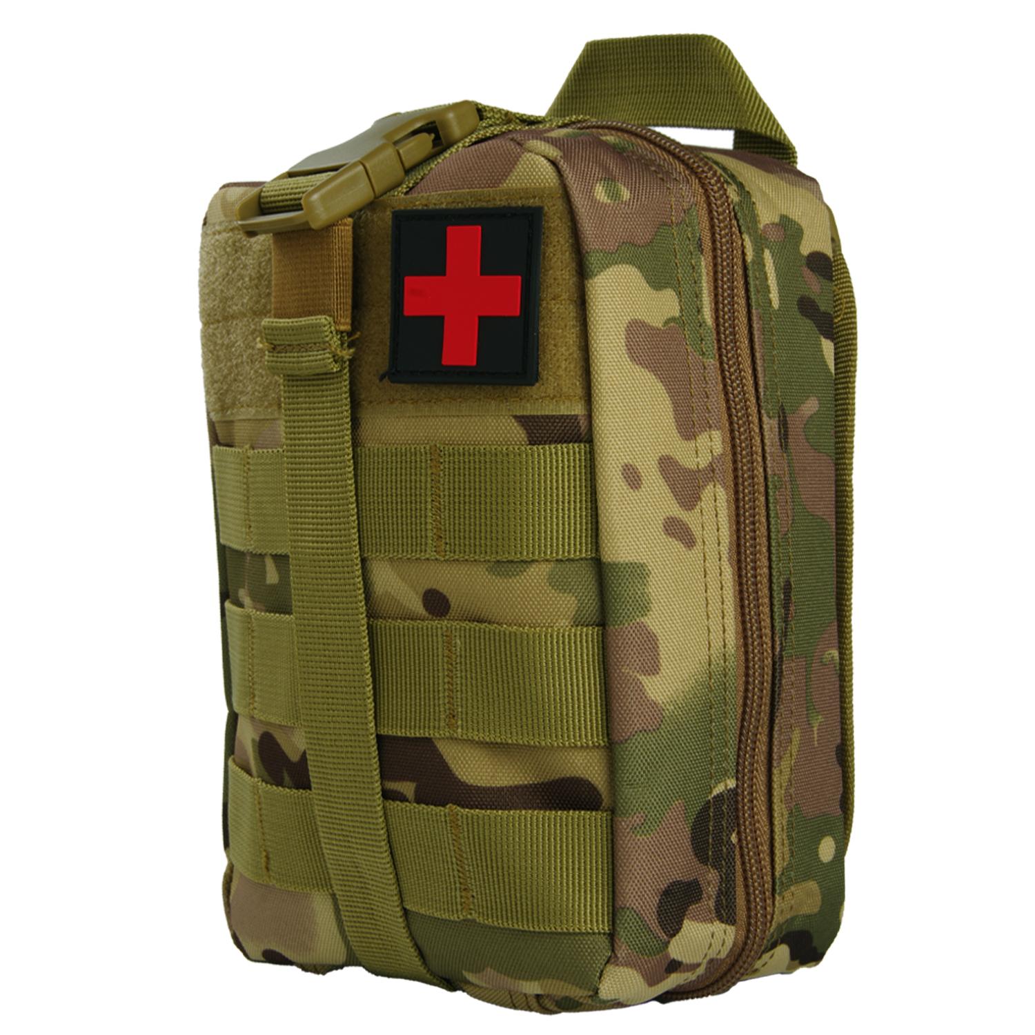 

Оптечка для виживання Контейнер для подорожей Оксфордська тканина Водонепроникний тактичний поясний рюкзак На відкритому повітрі Скелелазіння Спорядження для кемпінгу Безпечна сумка камуфляжний