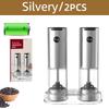 Electric Pepper Grinder Spice Grinders Automatic Salt Mill Adjustable Coarseness Refillable Mill Battery Powered Kitchen Tool