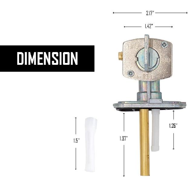 UTSAUTO Fuel Tank Petcock Valve For Yamaha YFS200 YFM250 YFM350 YFM400 YFM600 YFZ350 YFZ450 Suzuki DRZ400 FZR600 LT80 LTZ250 LTZ400 Raptor 660