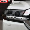2 Pcs For Toyota Land Cruiser 2014- Car Headlight Tint Black Protective Film Protection Transparent TPU Sticker Accessories