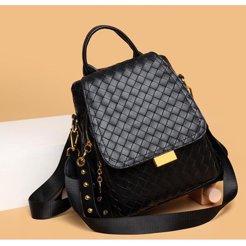 Retro Fashion Casual Woven Single Shoulder Backpack