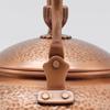 Handcrafted Vintage Large Size Copper Coffee Pot,Thickened Hammer Texture Weave Handle 1600 Ml Heat Resistant Filter Tea Kettle