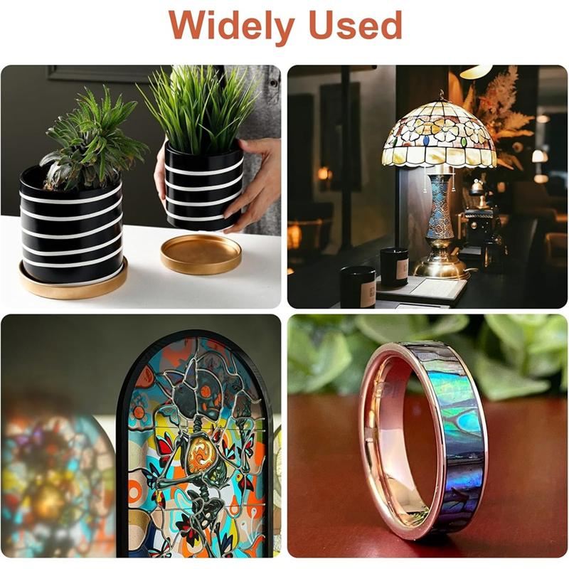 

SHGO-Copper Tape(0.2/0.23/0.27 Inch X 36 FT), 3-Pack Stained Glass Foil With Plastic-Scraper For DIY Projects