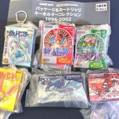 Pokemon Center Package Cartridge Keychain Collection All 6 types F S