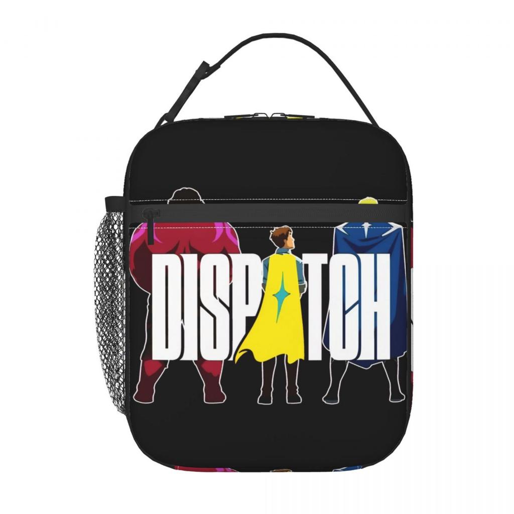 Dispatch Video Game Insulated Lunch Bag Storage Food Box Portable Cooler Thermal Lunch Boxes For Picnic