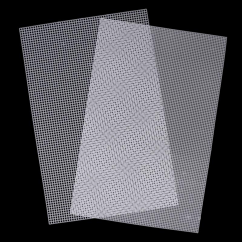 Handcraft Latch Hook Bags Made Plastic Grid Hook Crafts Accessory Plastic Mesh Cloth For Bag Rug Thread Hook Craft Supplies