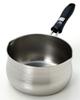 Pearl Metal Made in Japan Milk Pan 14cm Pot Type with Scale IH Compatible Stainless Steel Days Kitchen HB-1049