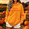 Women's Halloween Hoodie Color Loose Fit Casual Top
