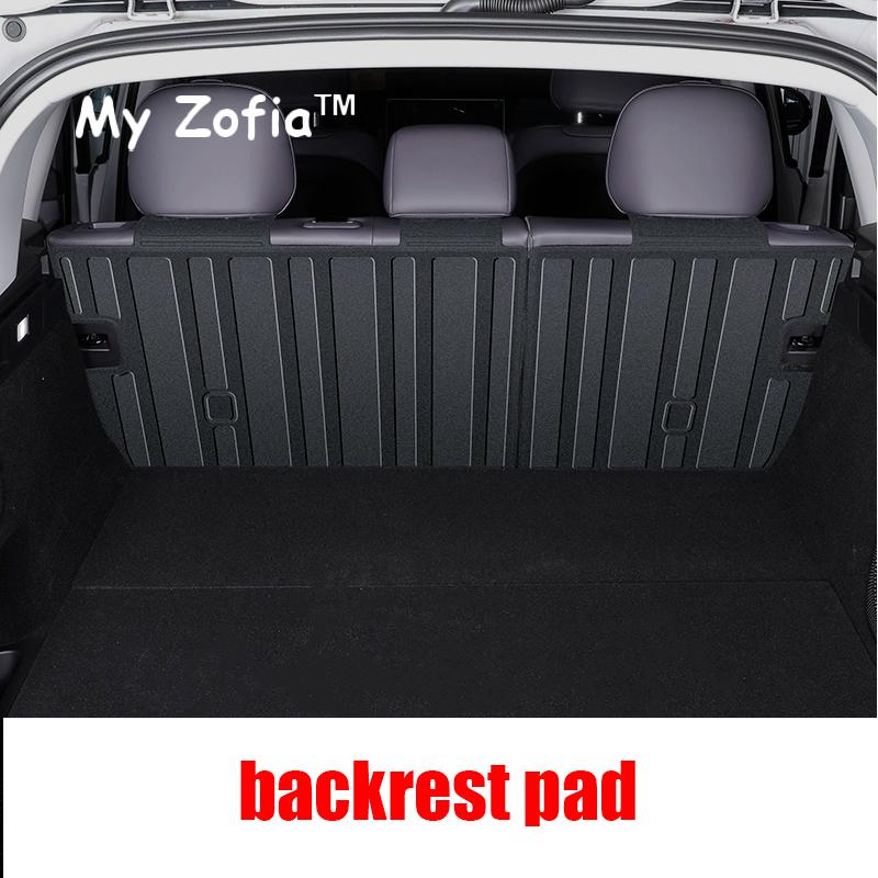 For Leapmotor C10 2024 2025 Car TPE Rear Seat Backrest Protective Pad Trunk Mat Anti-Kick Pad waterproof Interior Accessories