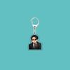 7pcs-BTS Cool Suit Cartoon Keychain, Businessman style Keyring, Aesthetic K-pop/Anime Style Bag Charm for ARMY Fans (7 Styles Available)