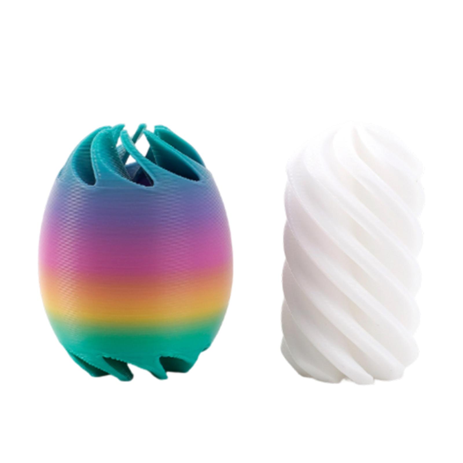 Pack, Spiral Passthrough Sculpture 3D Printed Toys, 3D Printed Toys For Kids Adults - Stress Relief Desk Toy (5 Pac