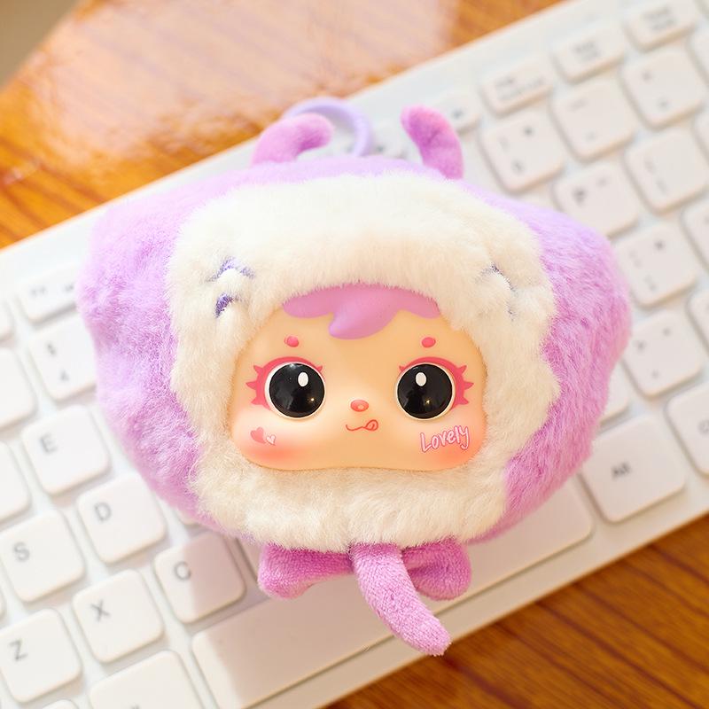 San Mao (Samuel) Girl Doll Finding Nemo Plush Keychain - Trendy Toy Bag Accessory