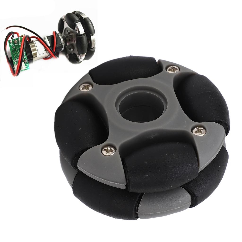 48mm Omnidirectional Wheel Double Row Multi Directional Wheel Replacement Omni Wheel 14036 for Robot Industry