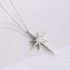 Fashion Geometric Star Pendant Necklace, Suitable for Women's Daily Leisure Fashion Accessories