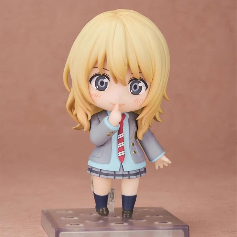 Q Version Miyazono Kaori Your Lie In April Anime Action Figure PVC Collectible Model Desktop Decor Gift For Anime Fans