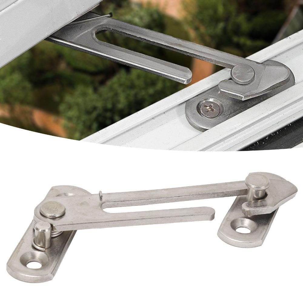 Adjustable Safety Window Lock Stainless Steel Window Opening Restrictor Window Limiter  Safety