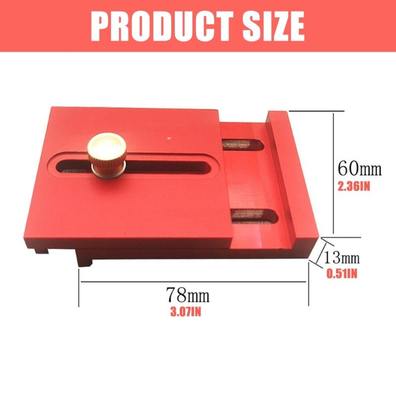 High Strength Aluminum Table Sawing Gaps Gauge Tool Woodworking Ruler with Clear Scale for Carpentry and Home Repairs