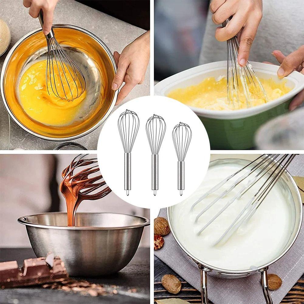 Manual Egg Whisk 8/10/12 Inch Balloon Whisks Practical Egg Mixing  Kitchen