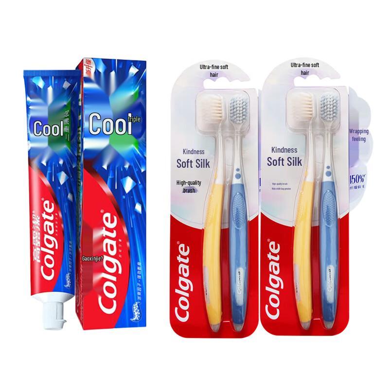 Colgate Deep Clean Cool Mint Toothpaste & Toothbrush Set