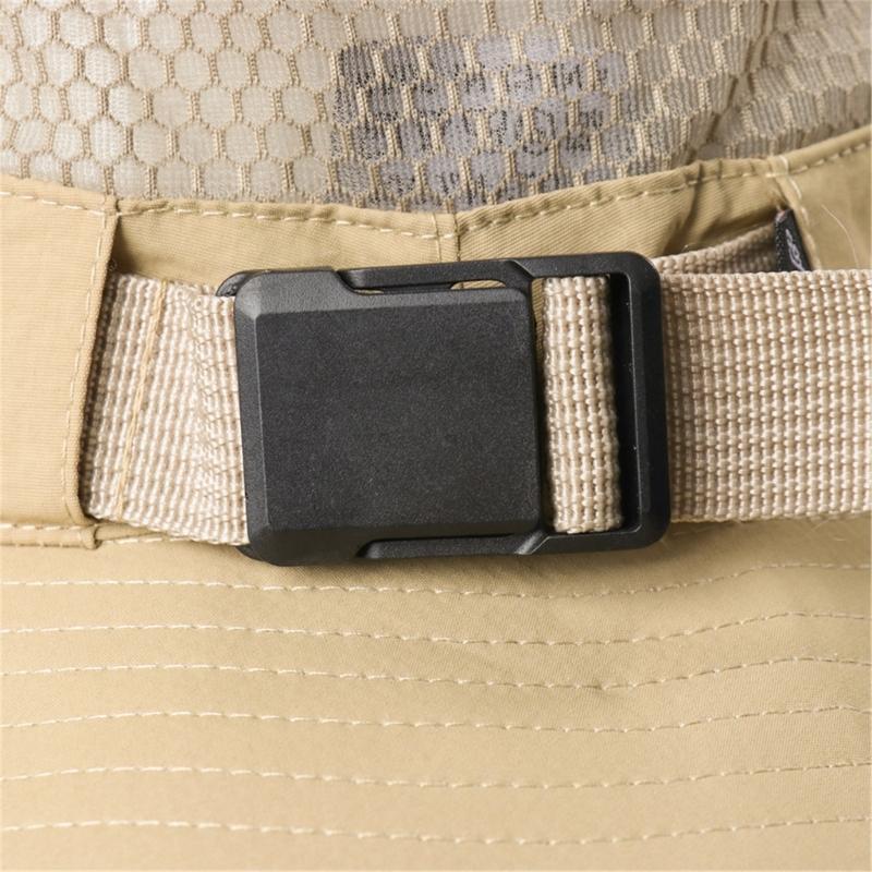 Breathable Fisherman Hat with Sun Protections Foldable Bucket Hat for Hiking and Camping Outdoor Activity Headwear