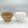 50PCS Kraft Paper Coffee Filter Cups Bowl Shape Origami Hand Brewed Drip Corrugated Disposable Cup for Pour Over Espresso