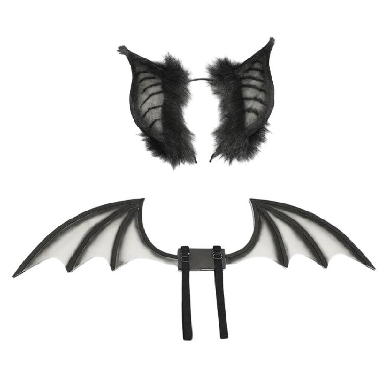 Trendy Bat Beast Ears Headbands Lovely Bat Headbands Children Hair Hoop for Music Festivals And Make Up Occasion