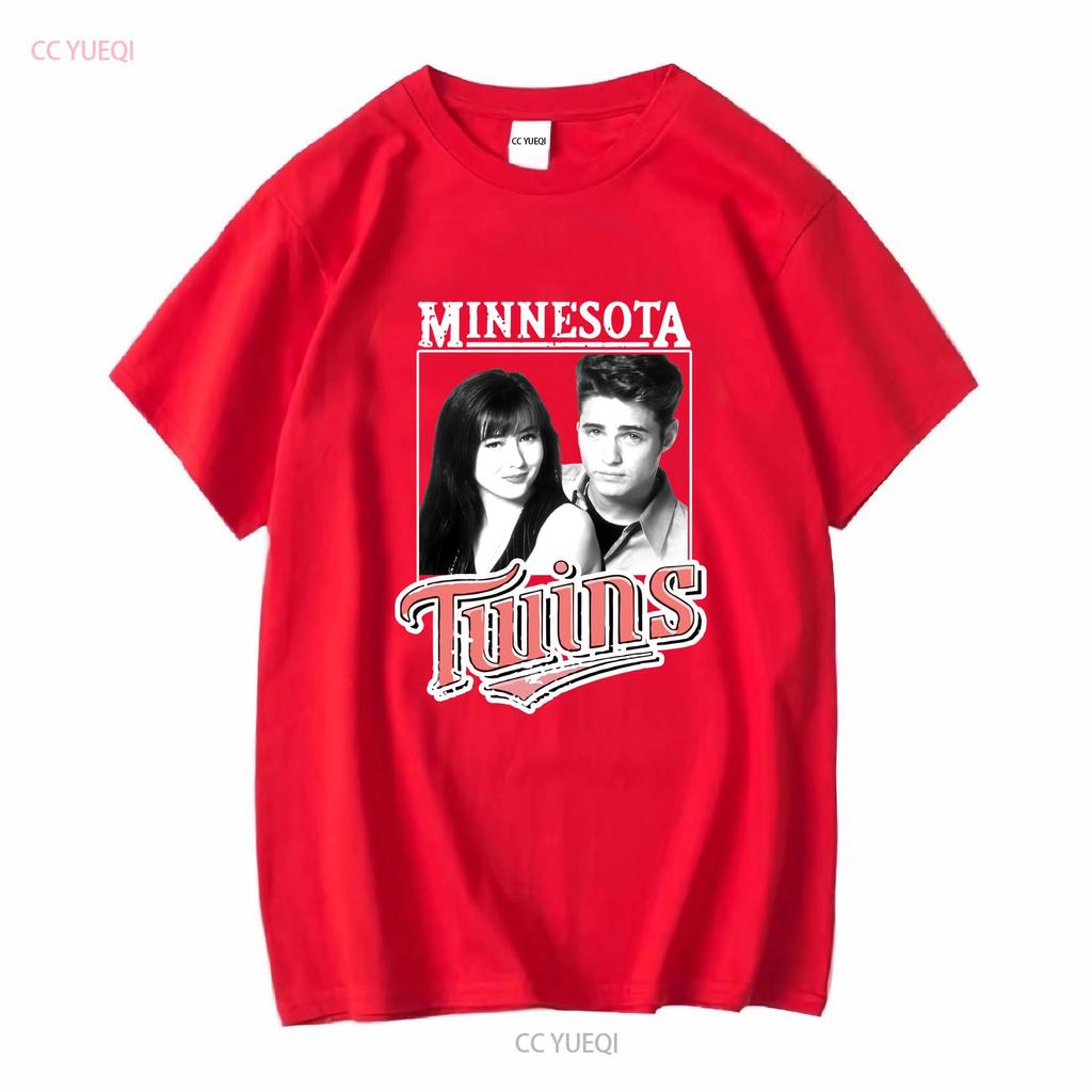 Twins Brenda Brandon Walsh T Shirt long or short sleeves vintage Washed homme graphic Unisex Casual fashion Stylish streetwear