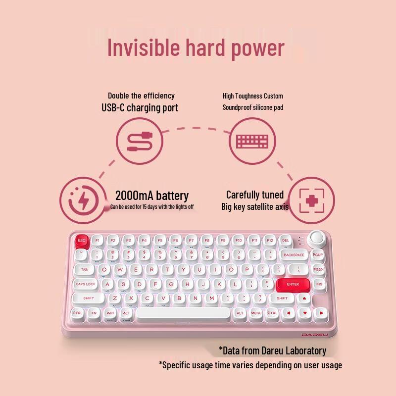 Dareu Z82 Little Sugar Cube Tri-Mode Mechanical Keyboard