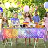 Mermaid Iridescence Plastic Tablecloths,Mermaid Laser Table Cloths for Girls Birthday Wedding Disco Mermaid Themed Party Decor