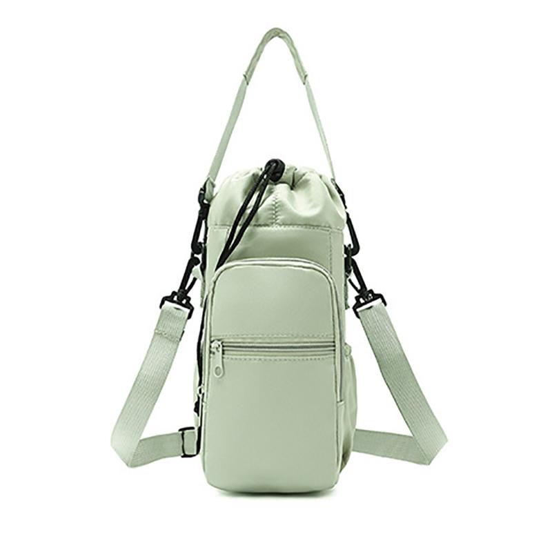 Stilvoller 2-in-1 Wasserflaschenhalter für Radfahren, Wandern, Wasserdichte isolierte Tasse, Handytasche mit verstellbarem Riemen