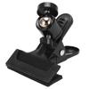 Tripod Camera Clip Clamp Holder with 360 degrees  Rotatable Ballhead Clamp for Motion Camera