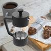 Rust-Free French Press Coffee Maker Thickened Glass Cold Coffee Brewer Hand Punch Pot  Office Use